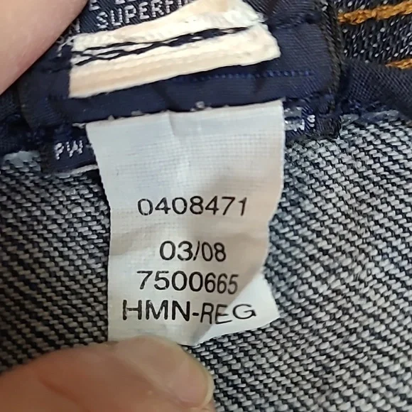 Vintage Tommy Hilfiger A-line jean 21" skirt 4 pockets medium wash size 10 - Picture 12 of 12